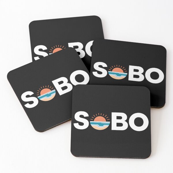 Item preview, SOBO Sunset Beach – Minimalist Southbourne Beach Design | Coastal Art & Gifts designed and sold by Darrwea.