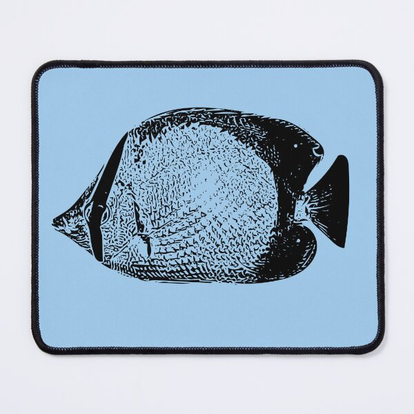 Item preview, Spotfin Butterflyfish Black Design  designed and sold by designsasstultd.