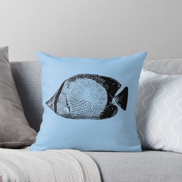 Item preview, Spotfin Butterflyfish Black Design  designed and sold by designsasstultd.