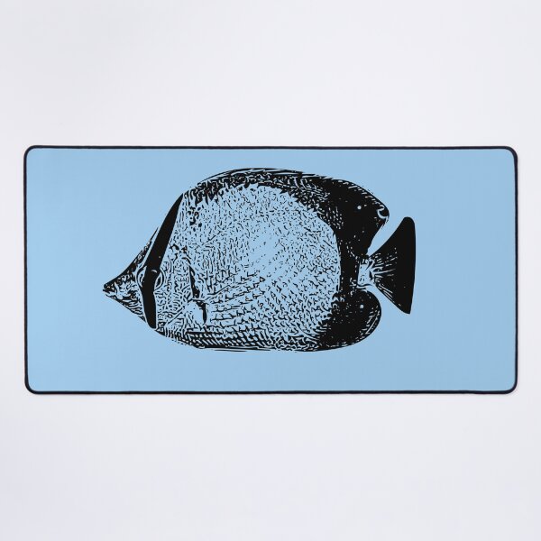 Item preview, Spotfin Butterflyfish Black Design  designed and sold by designsasstultd.