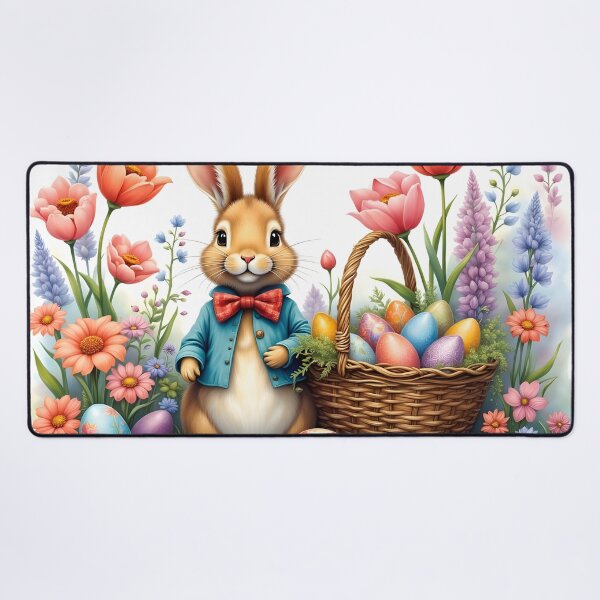 Artikelvorschau, Peter Cottontail Osterkorb & Blumen entworfen und verkauft von ACuriousshoppe.