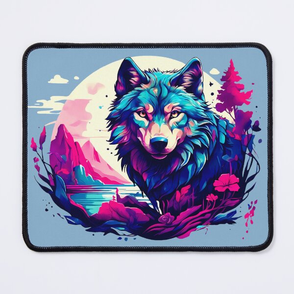 Item preview, Mystic Wolf in Wilderness designed and sold by Illustrobe.