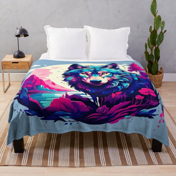 Item preview, Mystic Wolf in Wilderness designed and sold by Illustrobe.