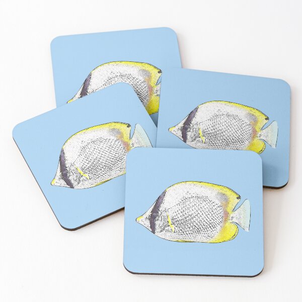 Item preview, Spotfin Butterflyfish Black Alternate Design  designed and sold by designsasstultd.