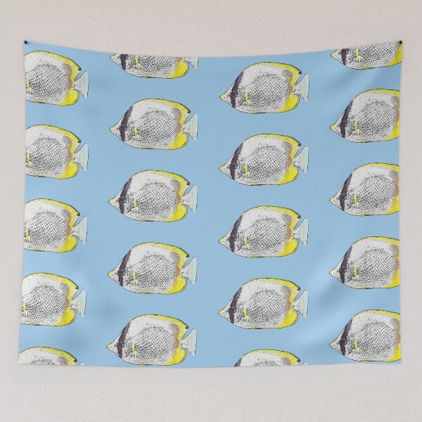 Item preview, Spotfin Butterflyfish Black Alternate Design  designed and sold by designsasstultd.