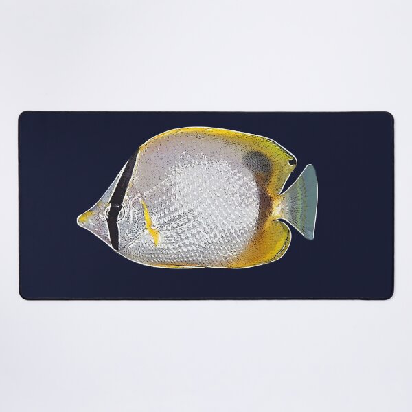Item preview, Spotfin Butterflyfish White Alternate Design  designed and sold by designsasstultd.