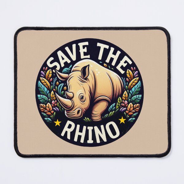 Item preview, Save The Rhino designed and sold by Myra365Art.