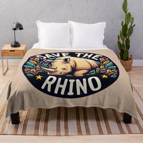 Item preview, Save The Rhino designed and sold by Myra365Art.