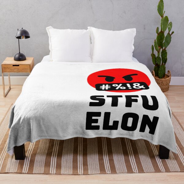 Item preview, STFU Elon black designed and sold by KATKattalestv.