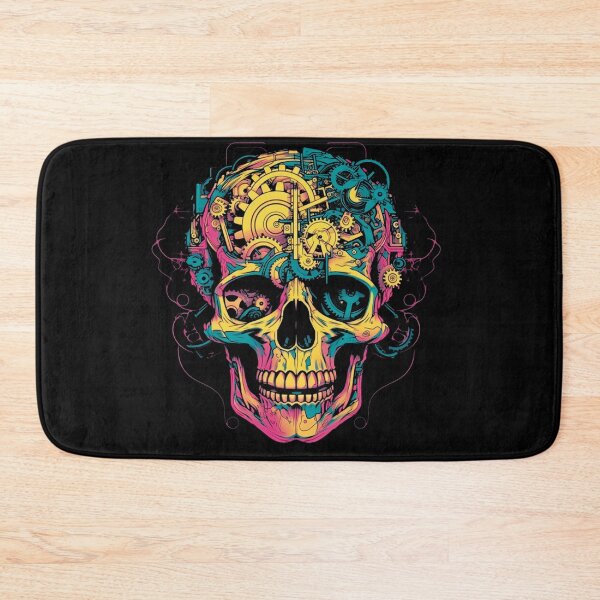 Item preview, Psychedelic Mechanical Skull designed and sold by Ferraz-Vision.