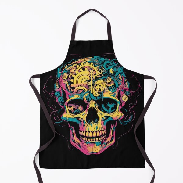 Item preview, Psychedelic Mechanical Skull designed and sold by Ferraz-Vision.