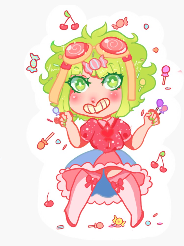 "Candy Candy Gumi Megpoid" Sticker by gh0stygoo Redbubble