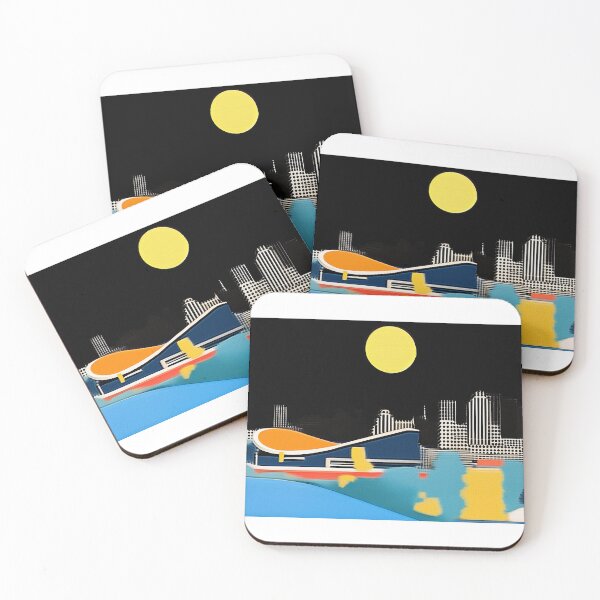 Artikelvorschau, Calgary Skyline Noir – Pop-Art-inspirierte Nachtlandschaft entworfen und verkauft von YegMark.