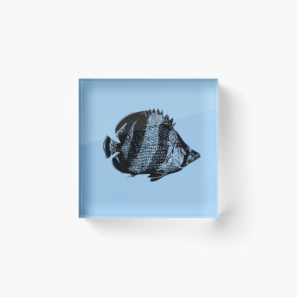 Item preview, Banded Butterflyfish Black Design  designed and sold by designsasstultd.