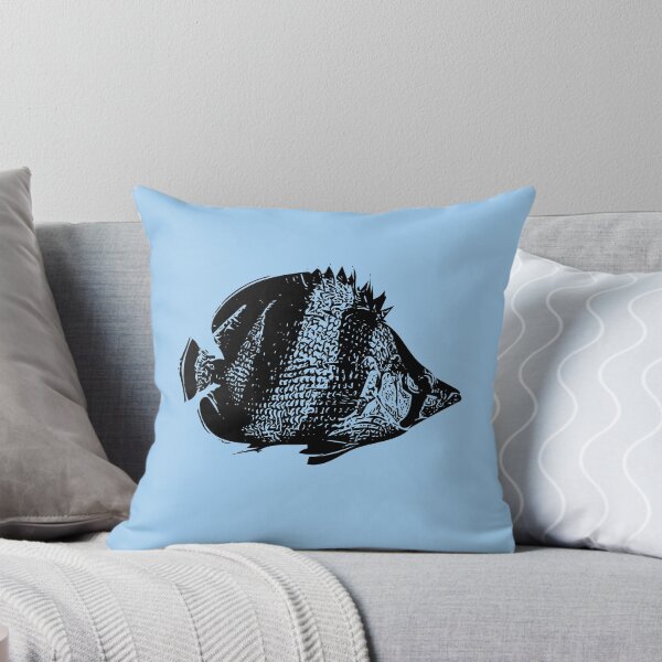 Item preview, Banded Butterflyfish Black Design  designed and sold by designsasstultd.