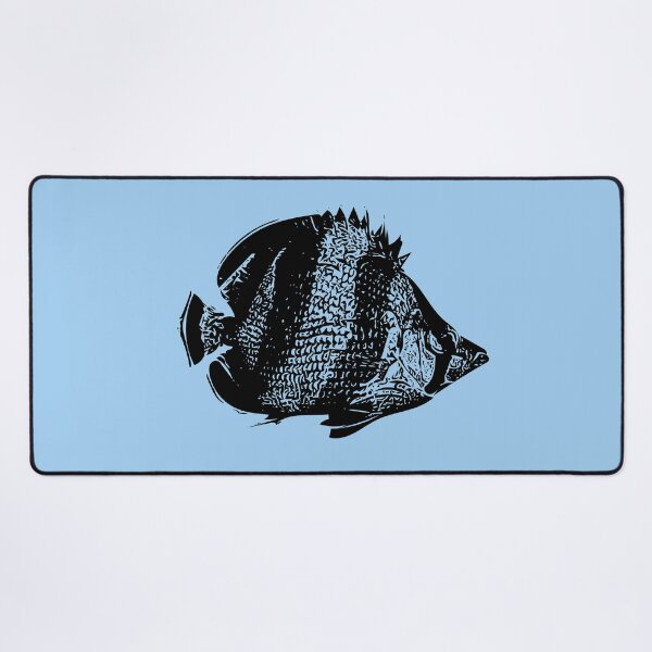 Item preview, Banded Butterflyfish Black Design  designed and sold by designsasstultd.