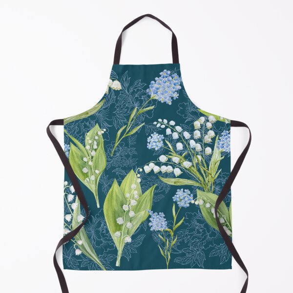Item preview, Lily of the Valley and Forget Me Nots designed and sold by TurquoiseBird.