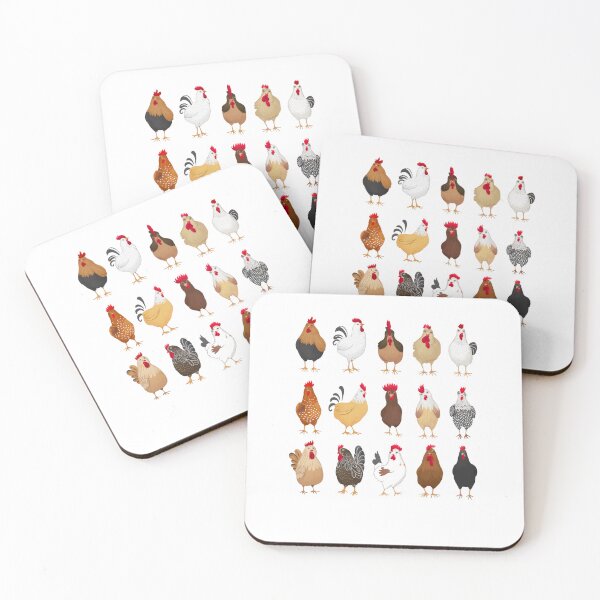 Item preview, Chicken Breeds Farmhouse Set designed and sold by JoelFox165.