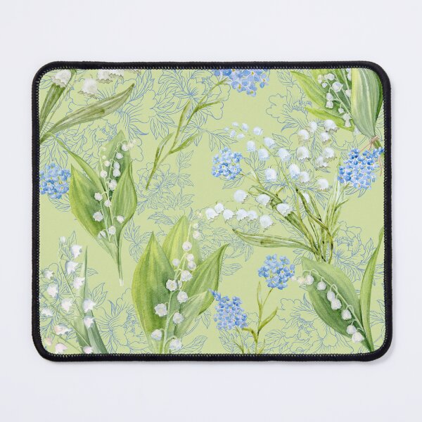 Item preview, Lily of the Valley and Forget Me Nots designed and sold by TurquoiseBird.