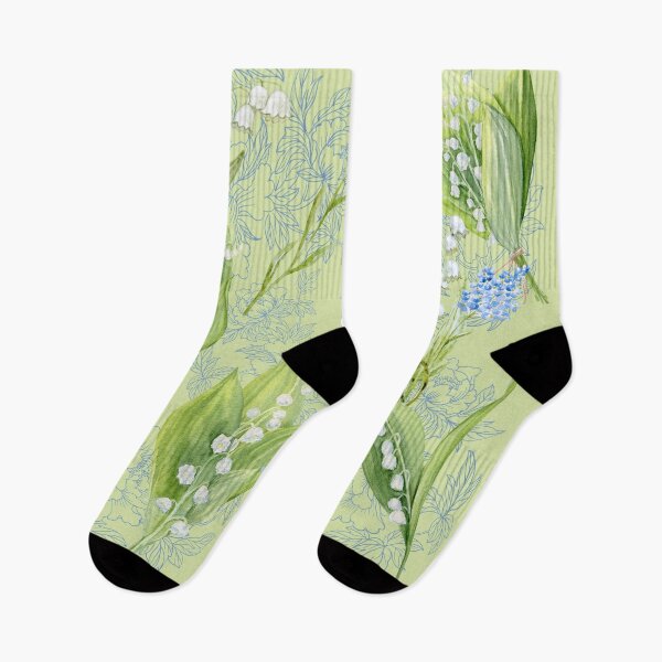 Item preview, Lily of the Valley and Forget Me Nots designed and sold by TurquoiseBird.
