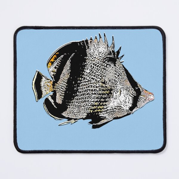 Item preview, Banded Butterflyfish Black Alternate Design designed and sold by designsasstultd.