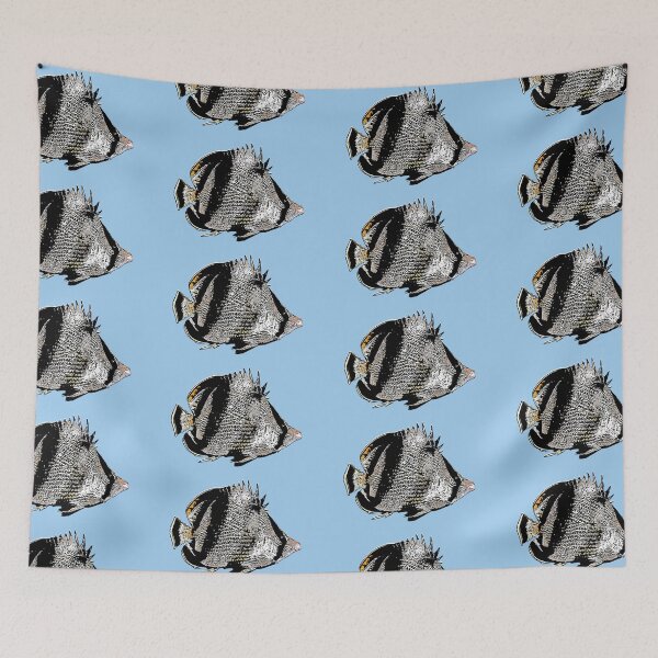 Item preview, Banded Butterflyfish Black Alternate Design  designed and sold by designsasstultd.