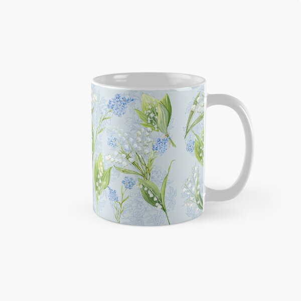 Item preview, Lily of the Valley and Forget Me Nots designed and sold by TurquoiseBird.