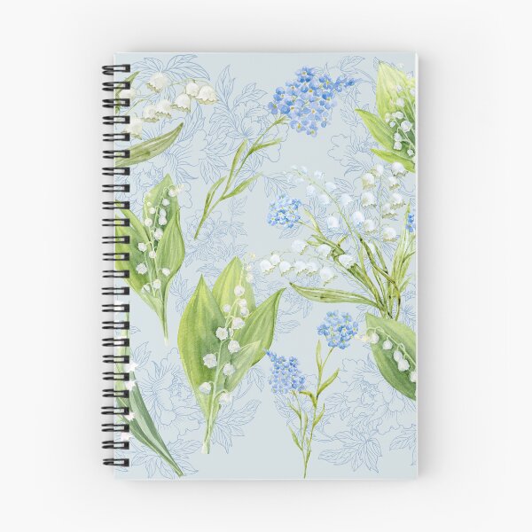 Item preview, Lily of the Valley and Forget Me Nots designed and sold by TurquoiseBird.
