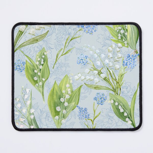 Item preview, Lily of the Valley and Forget Me Nots designed and sold by TurquoiseBird.