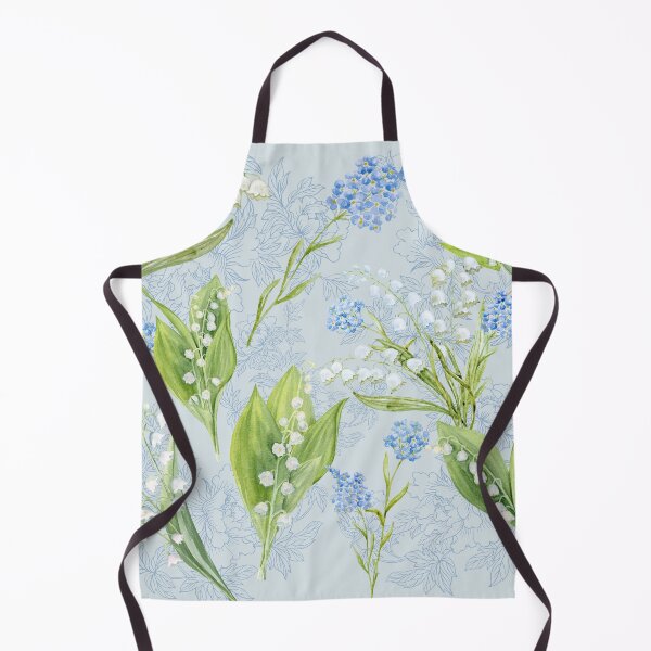 Item preview, Lily of the Valley and Forget Me Nots designed and sold by TurquoiseBird.