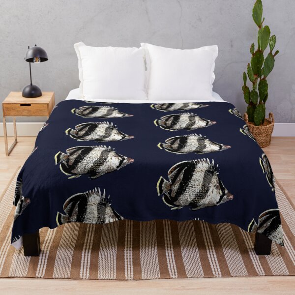 Item preview, Banded Butterflyfish White Alternate Design  designed and sold by designsasstultd.