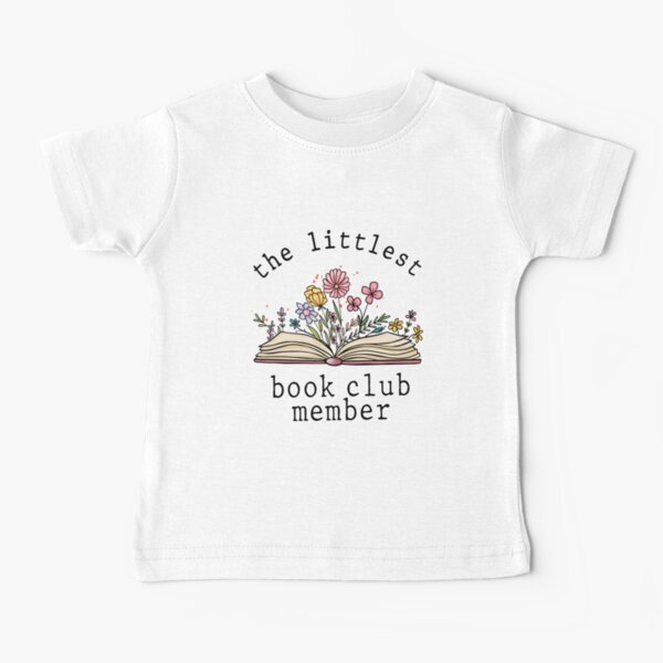 Item preview, The Littlest Book Club Member – Cute Floral Book Lover designed and sold by JoelFox165.