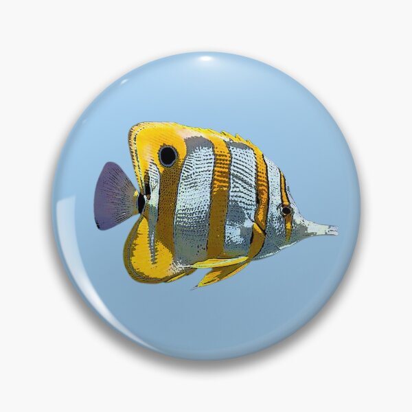 Item preview, Copperband Butterflyfish Color Design  designed and sold by designsasstultd.