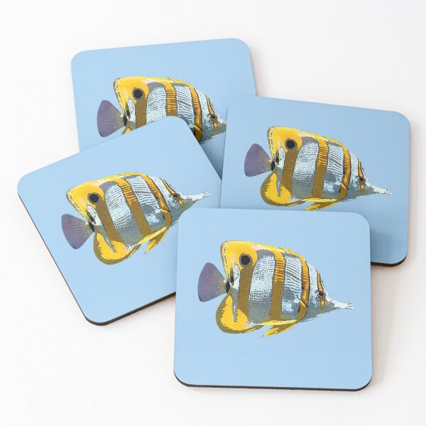 Item preview, Copperband Butterflyfish Color Design  designed and sold by designsasstultd.