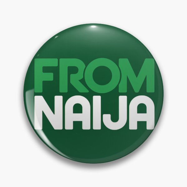 Item preview, From Naija - Nigerian Pride Minimalist Design designed and sold by Collision19.