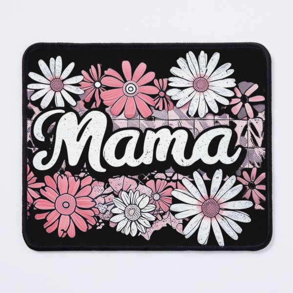 Item preview, Mama’s Love: Distressed Floral Art for Mom – Unique, Heartfelt, and Trendy Design designed and sold by Shabby Script Archive | Digital Designer .