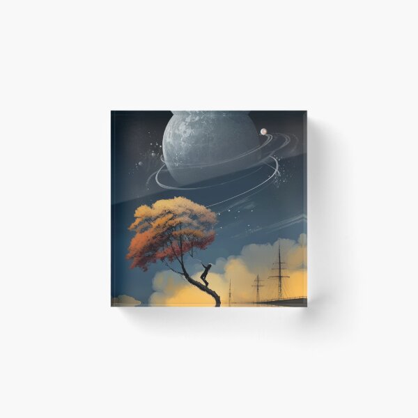 Item preview,  Surreal Landscape, Nature's Range in Space designed and sold by KilianSzmid.