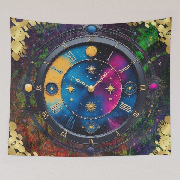 Item preview, Retro Astronomical Clock designed and sold by VidyoeDesigns67.