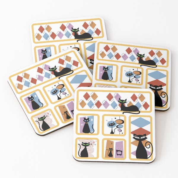 Item preview, Retro Cats designed and sold by TurquoiseBird.