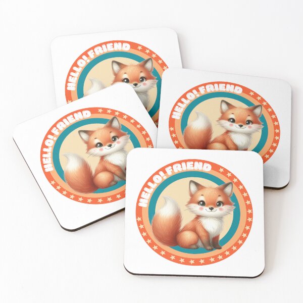 Item preview, A cute fox cartoon designed and sold by whee25.
