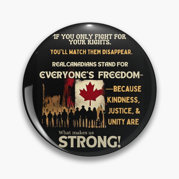 Item preview, Real Canadians Stand for Everyone’s Freedom designed and sold by Path to Somewhere .