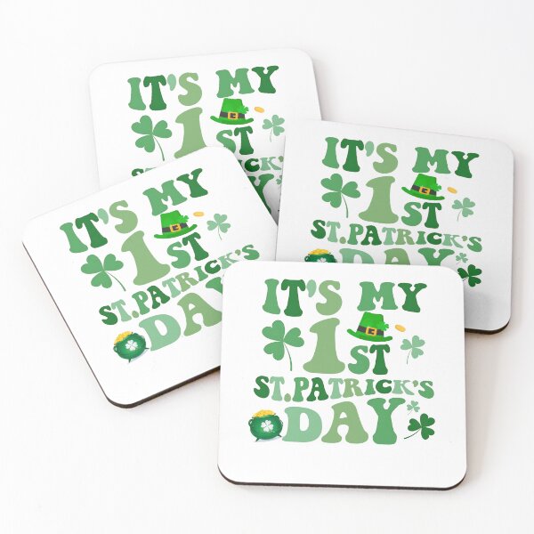 Item preview, It’s My First St. Patrick’s Day – Cute Baby Lucky Clover designed and sold by JoelFox165.