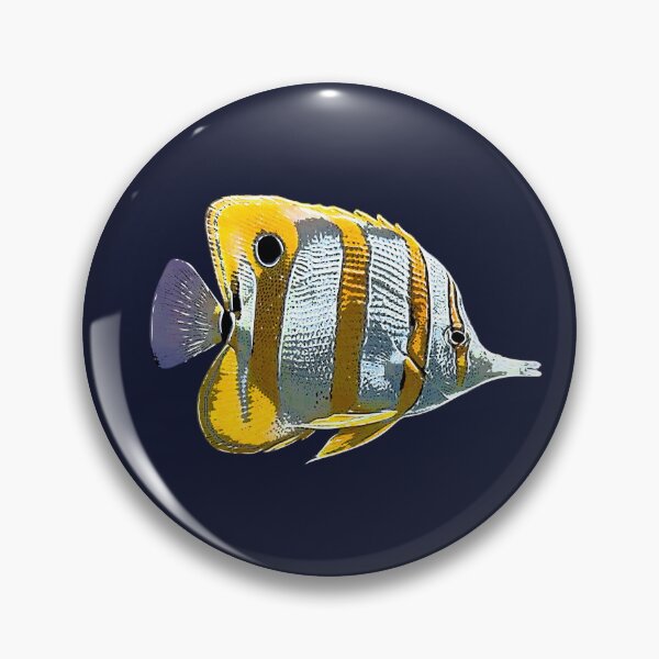 Item preview, Copperband Butterflyfish White Alternate Design  designed and sold by designsasstultd.