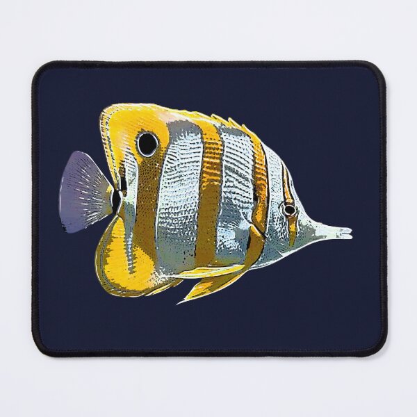 Item preview, Copperband Butterflyfish White Alternate Design  designed and sold by designsasstultd.