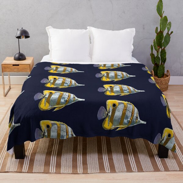 Item preview, Copperband Butterflyfish White Alternate Design  designed and sold by designsasstultd.