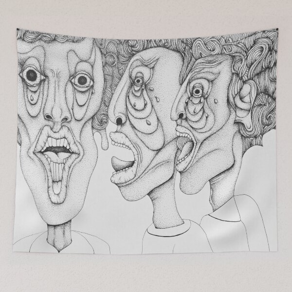 Item preview, Illustration "Screamers" designed and sold by Flower Magic .