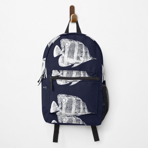 Item preview, Copperband Butterflyfish White Design designed and sold by designsasstultd.
