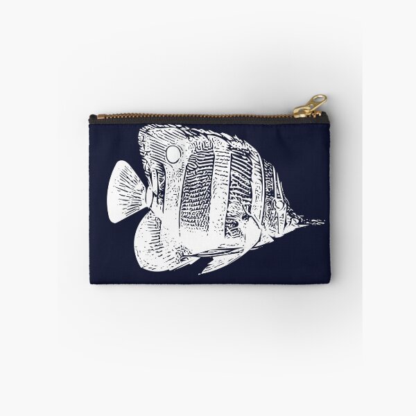 Item preview, Copperband Butterflyfish White Design  designed and sold by designsasstultd.