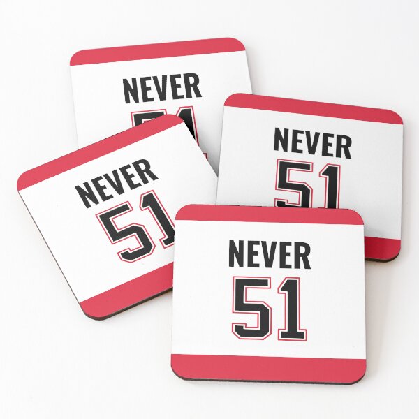Item preview, Never 51 Red White and Black designed and sold by BackgroundPixel.