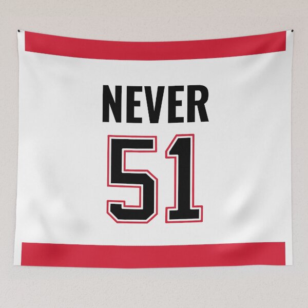 Item preview, Never 51 Red White and Black designed and sold by BackgroundPixel.